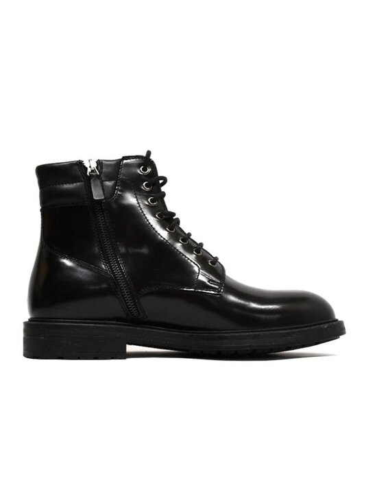 New! Magnanni Grayson Men\'s Crown Black Combat Boots 25833 Size 10 43 DD509A main image 5
